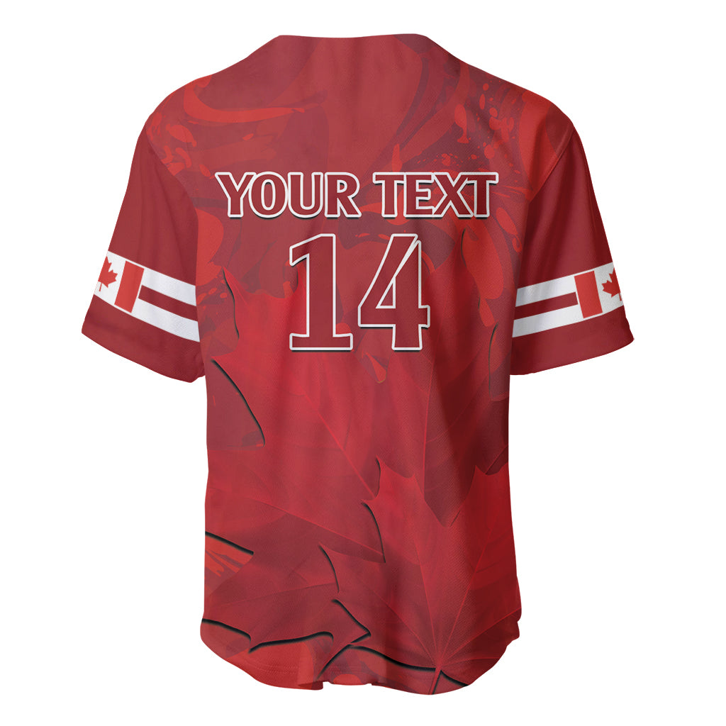 Custom Canada Cricket Baseball Jersey 2024 Maple Leaf Go Champions - Wonder Print Shop