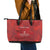 Custom Canada Cricket Leather Tote Bag 2024 Maple Leaf Go Champions - Wonder Print Shop