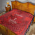 Custom Canada Cricket Quilt 2024 Maple Leaf Go Champions - Wonder Print Shop
