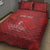 Custom Canada Cricket Quilt Bed Set 2024 Maple Leaf Go Champions - Wonder Print Shop