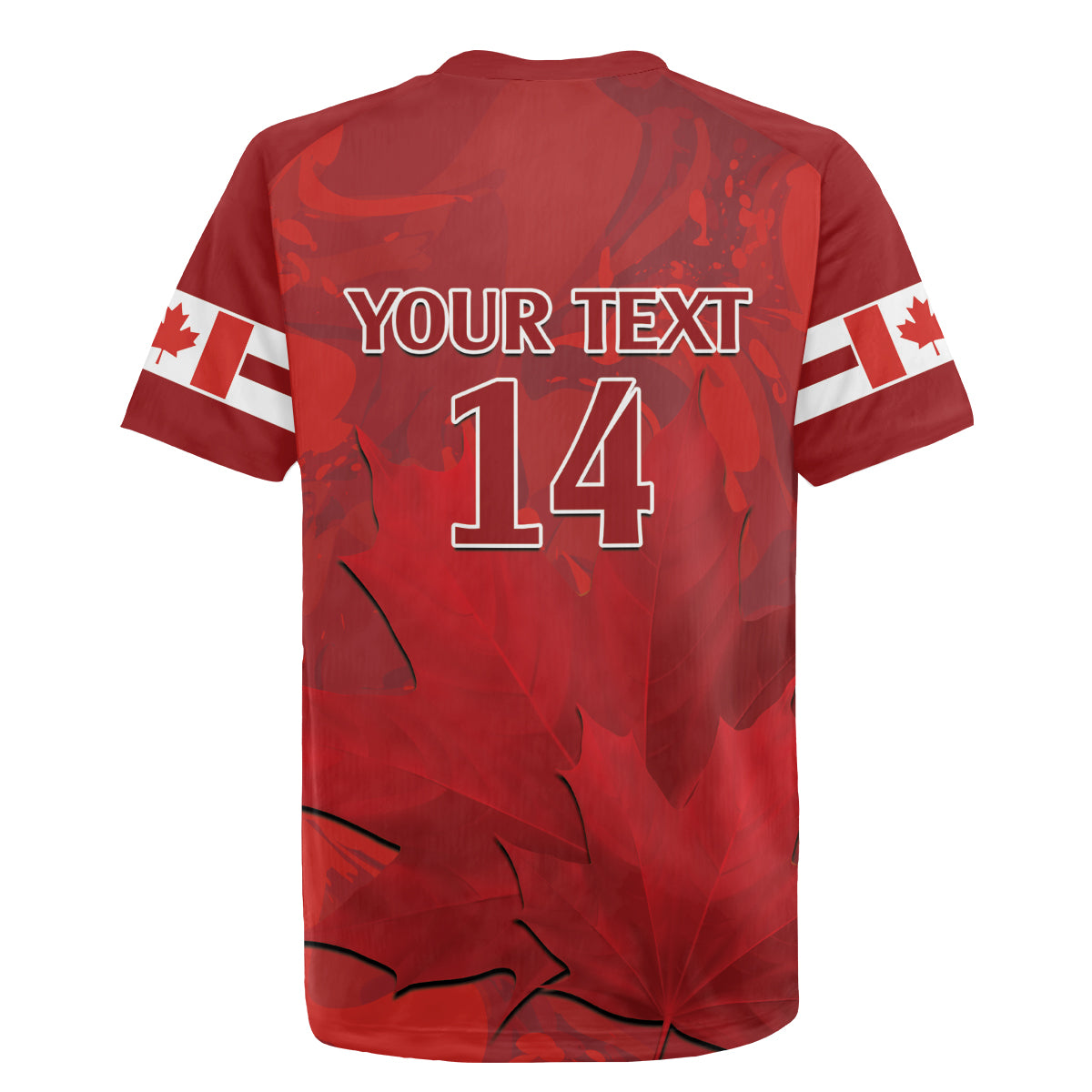 Custom Canada Cricket Rugby Jersey 2024 Maple Leaf Go Champions - Wonder Print Shop