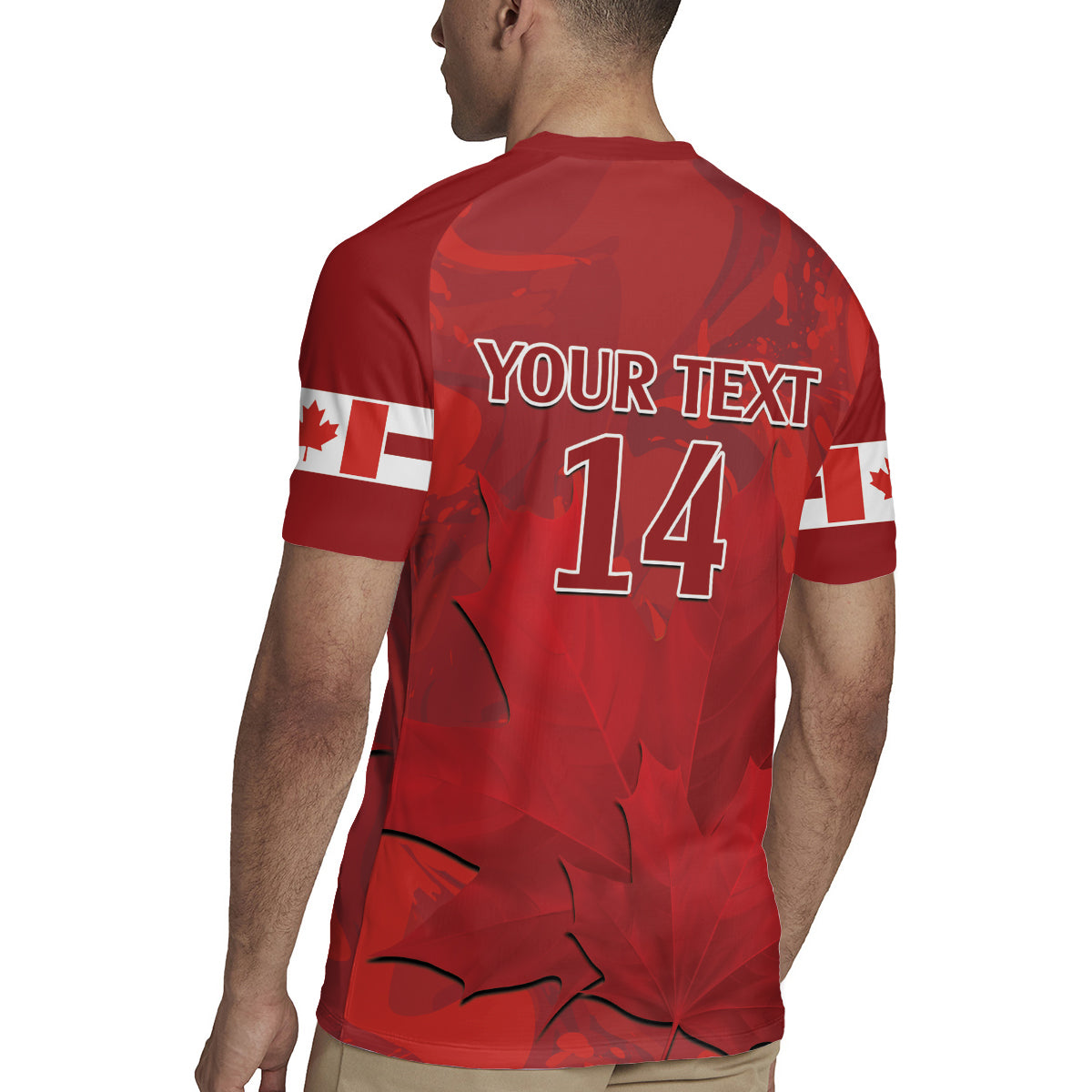 Custom Canada Cricket Rugby Jersey 2024 Maple Leaf Go Champions - Wonder Print Shop
