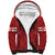 Custom Canada Cricket Sherpa Hoodie 2024 Maple Leaf Go Champions - Wonder Print Shop
