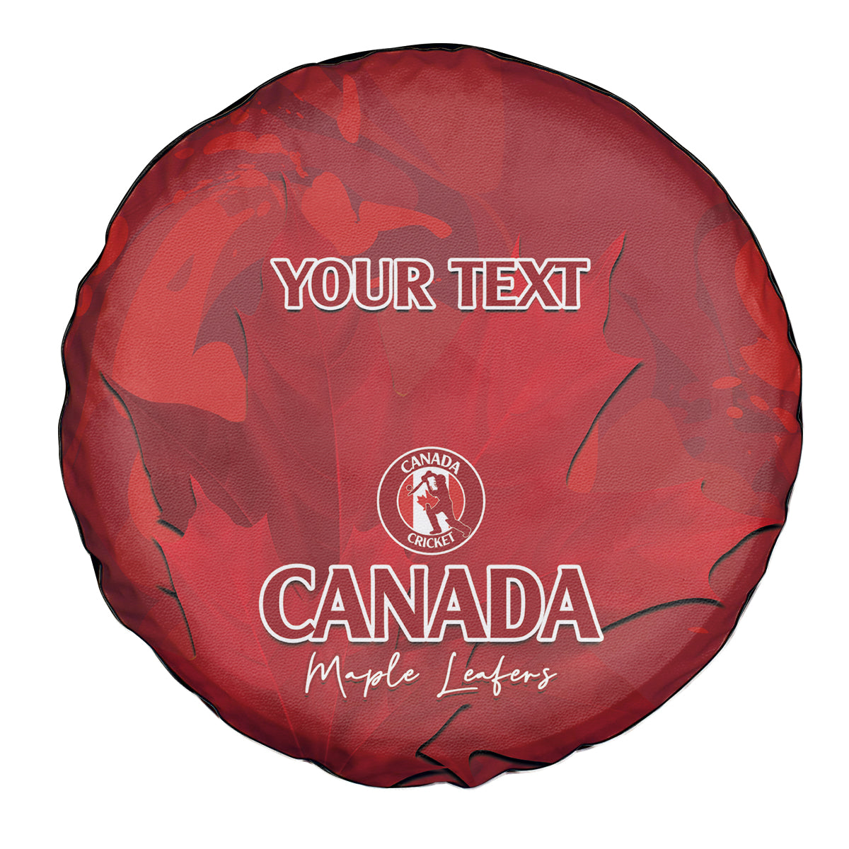 Custom Canada Cricket Spare Tire Cover 2024 Maple Leaf Go Champions - Wonder Print Shop