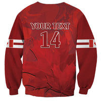 Custom Canada Cricket Sweatshirt 2024 Maple Leaf Go Champions - Wonder Print Shop