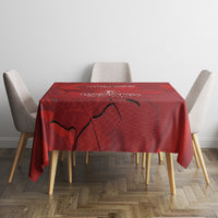 Custom Canada Cricket Tablecloth 2024 Maple Leaf Go Champions - Wonder Print Shop