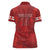 Custom Canada Cricket Women Polo Shirt 2024 Maple Leaf Go Champions - Wonder Print Shop