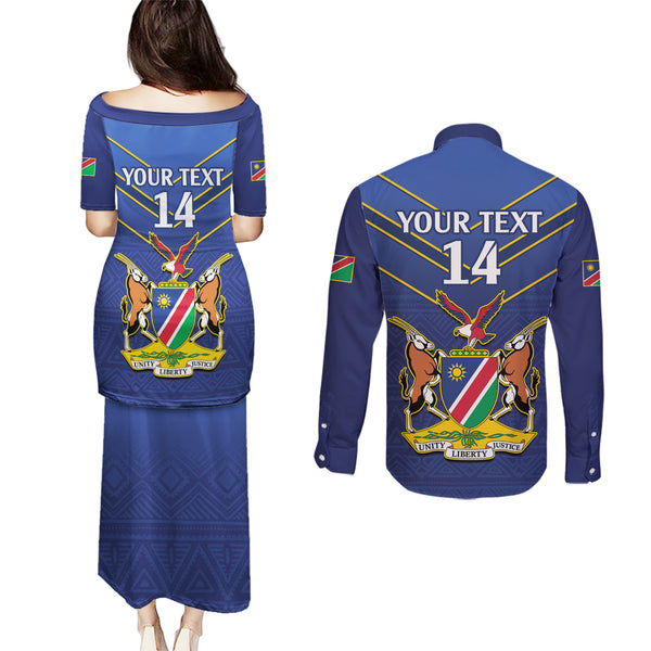 Custom Namibia Cricket Kid Short Sleeve Dress Go Champions LT15