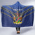 Custom Namibia Cricket Hooded Blanket 2024 Go Eagles African Pattern