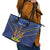 Custom Namibia Cricket Leather Tote Bag 2024 Go Eagles African Pattern - Wonder Print Shop