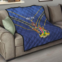 Custom Namibia Cricket Quilt 2024 Go Eagles African Pattern - Wonder Print Shop