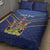 Custom Namibia Cricket Quilt Bed Set 2024 Go Eagles African Pattern