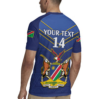 Custom Namibia Cricket Rugby Jersey 2024 Go Eagles African Pattern - Wonder Print Shop