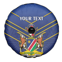 Custom Namibia Cricket Spare Tire Cover 2024 Go Eagles African Pattern - Wonder Print Shop