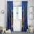 Custom Namibia Cricket Window Curtain 2024 Go Eagles African Pattern - Wonder Print Shop