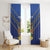 Custom Namibia Cricket Window Curtain 2024 Go Eagles African Pattern - Wonder Print Shop