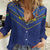 Custom Namibia Cricket Women Casual Shirt 2024 Go Eagles African Pattern - Wonder Print Shop