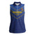 Custom Namibia Cricket Women Sleeveless Polo Shirt 2024 Go Eagles African Pattern - Wonder Print Shop