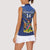 Custom Namibia Cricket Women Sleeveless Polo Shirt 2024 Go Eagles African Pattern - Wonder Print Shop