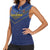 Custom Namibia Cricket Women Sleeveless Polo Shirt 2024 Go Eagles African Pattern - Wonder Print Shop