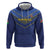 Custom Namibia Cricket Zip Hoodie 2024 Go Eagles African Pattern - Wonder Print Shop