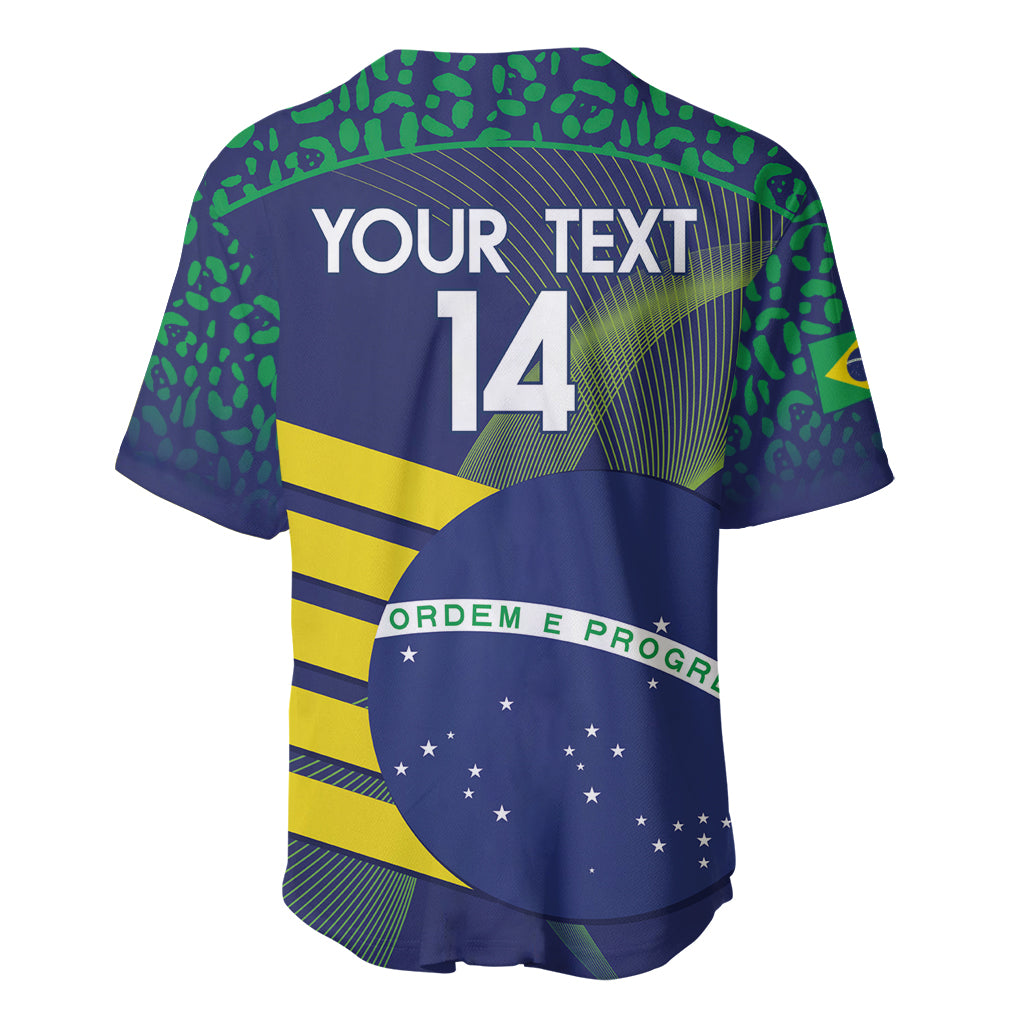 Custom Brazil Football Baseball Jersey Summer 2024 Go Champions Selecao - Wonder Print Shop