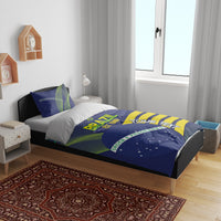 Custom Brazil Football Bedding Set Summer 2024 Go Champions Selecao - Wonder Print Shop