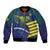Custom Brazil Football Bomber Jacket Summer 2024 Go Champions Selecao - Wonder Print Shop