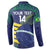 Custom Brazil Football Button Sweatshirt Summer 2024 Go Champions Selecao - Wonder Print Shop