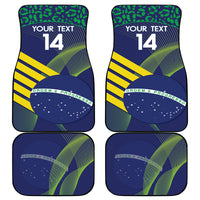 Custom Brazil Football Car Mats Summer 2024 Go Champions Selecao - Wonder Print Shop