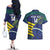 Custom Brazil Football Couples Matching Off The Shoulder Long Sleeve Dress and Hawaiian Shirt Summer 2024 Go Champions Selecao - Wonder Print Shop