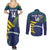 Custom Brazil Football Couples Matching Summer Maxi Dress and Long Sleeve Button Shirt Summer 2024 Go Champions Selecao - Wonder Print Shop