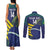 Custom Brazil Football Couples Matching Tank Maxi Dress and Long Sleeve Button Shirt Summer 2024 Go Champions Selecao - Wonder Print Shop