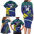 Custom Brazil Football Family Matching Long Sleeve Bodycon Dress and Hawaiian Shirt Summer 2024 Go Champions Selecao - Wonder Print Shop