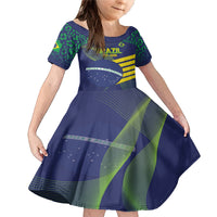 Custom Brazil Football Family Matching Mermaid Dress and Hawaiian Shirt Summer 2024 Go Champions Selecao - Wonder Print Shop