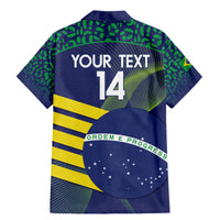 Custom Brazil Football Family Matching Mermaid Dress and Hawaiian Shirt Summer 2024 Go Champions Selecao - Wonder Print Shop
