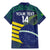 Custom Brazil Football Family Matching Mermaid Dress and Hawaiian Shirt Summer 2024 Go Champions Selecao - Wonder Print Shop