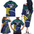 Custom Brazil Football Family Matching Off The Shoulder Long Sleeve Dress and Hawaiian Shirt Summer 2024 Go Champions Selecao - Wonder Print Shop