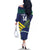 Custom Brazil Football Family Matching Off The Shoulder Long Sleeve Dress and Hawaiian Shirt Summer 2024 Go Champions Selecao - Wonder Print Shop