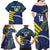 Custom Brazil Football Family Matching Off Shoulder Maxi Dress and Hawaiian Shirt Summer 2024 Go Champions Selecao - Wonder Print Shop