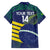 Custom Brazil Football Family Matching Off Shoulder Maxi Dress and Hawaiian Shirt Summer 2024 Go Champions Selecao - Wonder Print Shop
