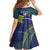 Custom Brazil Football Family Matching Off Shoulder Short Dress and Hawaiian Shirt Summer 2024 Go Champions Selecao - Wonder Print Shop