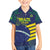 Custom Brazil Football Family Matching Off Shoulder Short Dress and Hawaiian Shirt Summer 2024 Go Champions Selecao - Wonder Print Shop