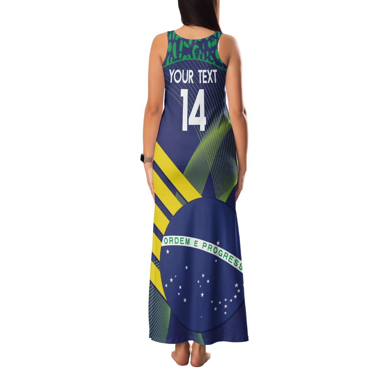 Custom Brazil Football Family Matching Tank Maxi Dress and Hawaiian Shirt Summer 2024 Go Champions Selecao - Wonder Print Shop