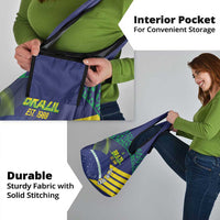 Custom Brazil Football Grocery Bag Summer 2024 Olympic Go Champions Selecao