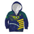 Custom Brazil Football Kid Hoodie Summer 2024 Go Champions Selecao - Wonder Print Shop