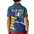 Custom Brazil Football Kid Polo Shirt Summer 2024 Go Champions Selecao - Wonder Print Shop