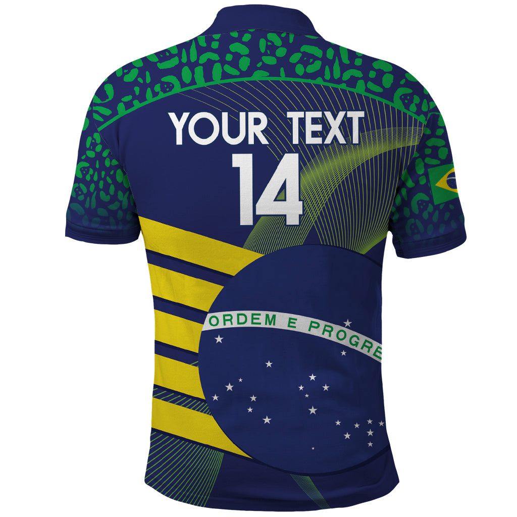 Custom Brazil Football Polo Shirt Summer 2024 Go Champions Selecao - Wonder Print Shop