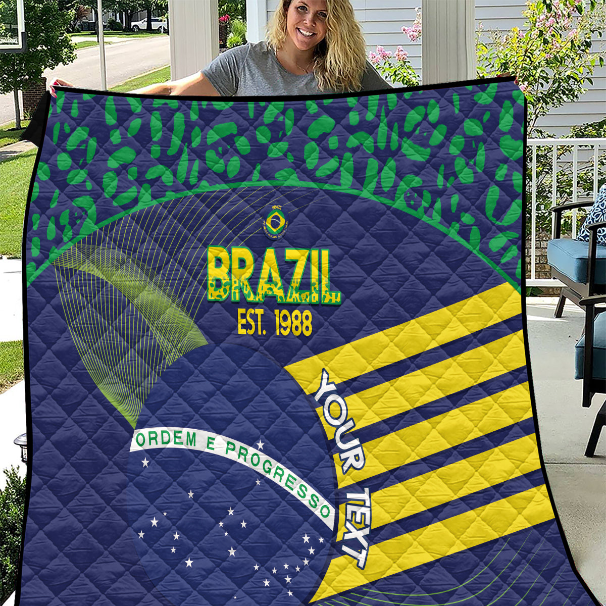 Custom Brazil Football Quilt Summer 2024 Go Champions Selecao - Wonder Print Shop
