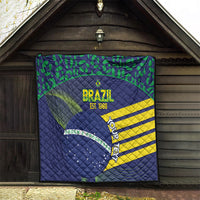 Custom Brazil Football Quilt Summer 2024 Go Champions Selecao - Wonder Print Shop
